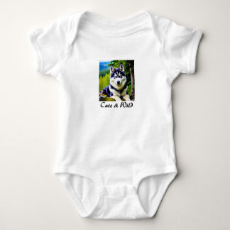 Grafisch ontwerp Baby Jumpsuit Wolf Romper