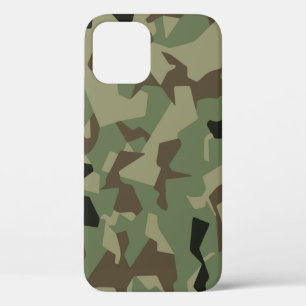 Grafisch ontwerp Camo khaki iPhone 12 Hoesje