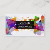 Grafisch ontwerp driehoek, grafische ontwerper visitekaartje (Voorkant)