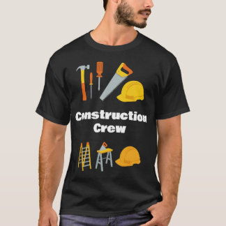 Grafisch ontwerp gereedschap bouwkundig personeel t-shirt