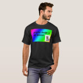 Grafisch ontwerp is mijn passie-regenboogstrips Cl T-shirt (Voorkant volledig)
