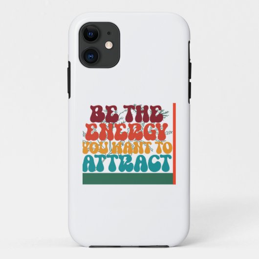 grafisch ontwerp met positieve energie Case-Mate iPhone case (Achterkant)