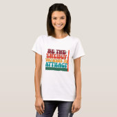 grafisch ontwerp met positieve energie t-shirt (Voorkant volledig)