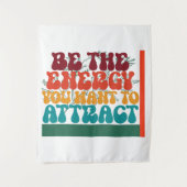 grafisch ontwerp met positieve energie wandkleed (Voorkant)