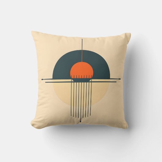 Grafisch ontwerp Retro Kussen (Voorkant)