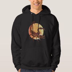 Grafisch ontwerp Schorpioen silhouet Hoodie