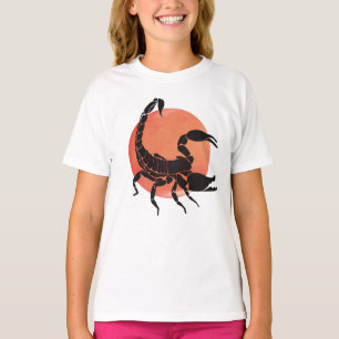 Grafisch ontwerp Schorpioen silhouet T-shirt