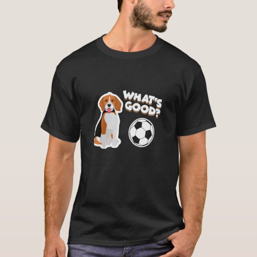 Grafisch ontwerp van kinderen, puppy en voetbal t-shirt (Voorkant)
