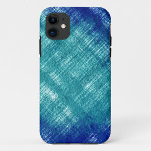 grafisch ontwerp voor blauwe achtergrond iPhone 11 hoesje