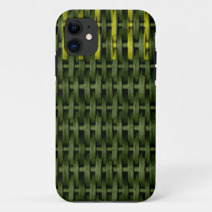 grafisch ontwerp voor groene teenwilgen iPhone 11 hoesje