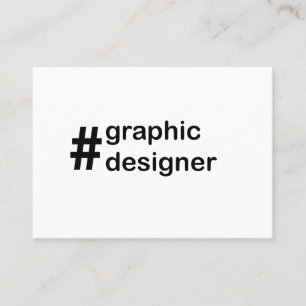 grafisch ontwerper visitekaartje