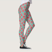 Grafisch ontwerppatroon Retro Leggings (Rechts)