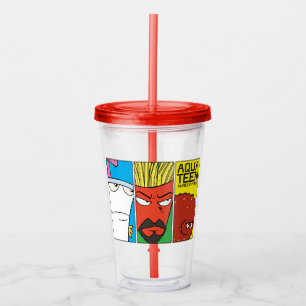 Grafisch paneel van het Karakter van de Drijvende Acryl Drinkbeker