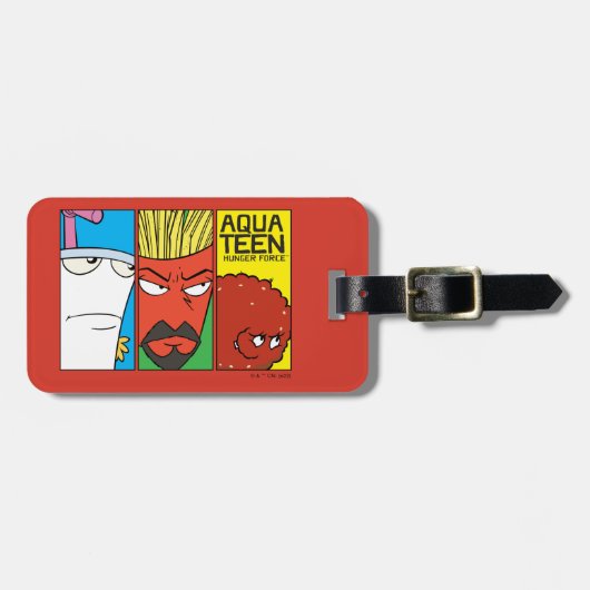 Grafisch paneel van het Karakter van de Drijvende  Bagagelabel (Voorkant horizontaal)