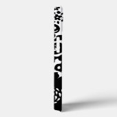 Grafisch patroon zwart-wit van Floral Garden Case-Mate iPhone Case (Achterkant / Rechts)