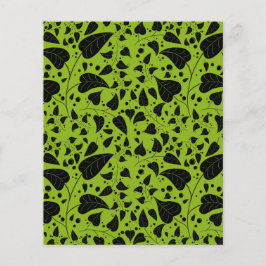 Grafisch plant groene zwarte wijnstokken