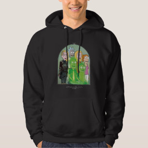 Grafisch Rick en Morty Family Hoodie