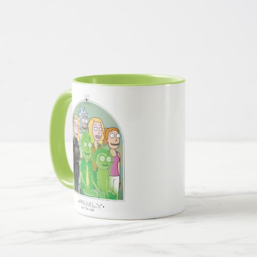 Grafisch Rick en Morty Family Mok (Voorkant links)