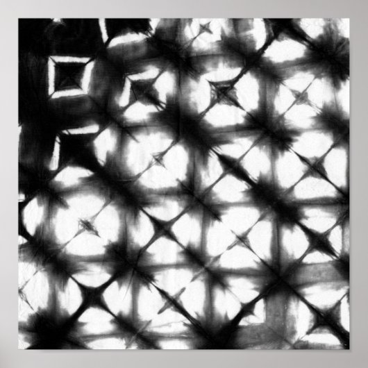 Grafisch Shibori I Poster (Voorkant)