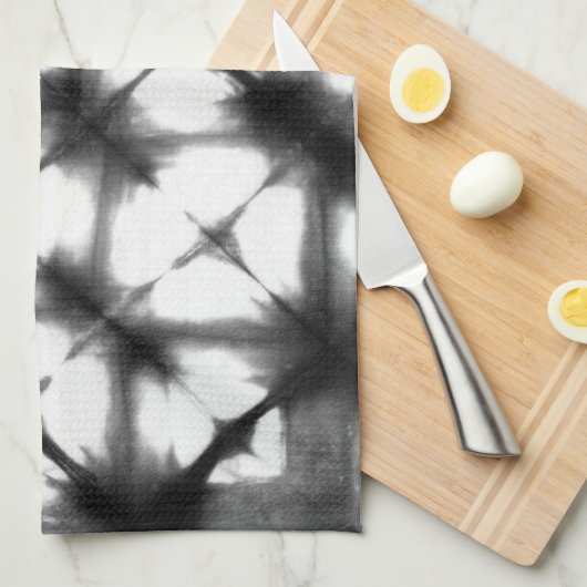 Grafisch Shibori I Theedoek (Quarter Fold)