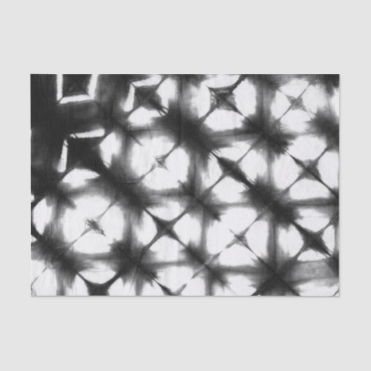 Grafisch Shibori I Tissuepapier (Voorkant)