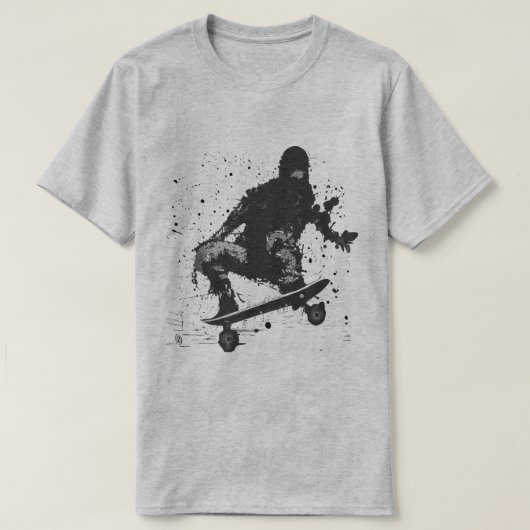 Grafisch skateboard van het platform t-shirt (Design voorkant)