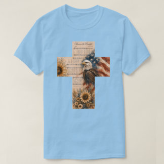 Grafisch T-shirt met patriottisch Amerikaans thema