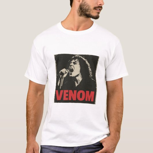 Grafisch T-shirt van Venom |  rock stijl T-shirt | (Voorkant)