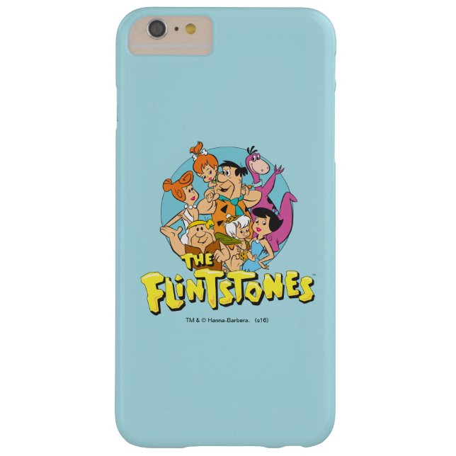 Grafisch van de familie Flintstenen en Rubbles Case-Mate iPhone Case (Achterkant)