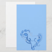 Grafisch van Elegant Horse Briefpapier (Voorkant / Achterkant)