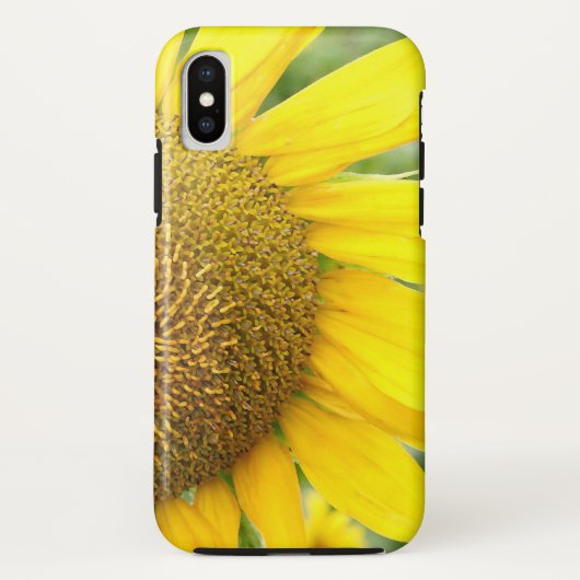 Grafisch van moderne zonnebloemen Case-Mate iPhone case (Achterkant)