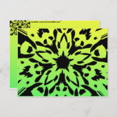 Grafisch ventilator Briefkaart (Voorkant / Achterkant)