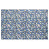 Grafisch vet blauwgroen blauw-cheetah afdrukpatroo stof (Yard (91,4 cm))