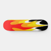 Grafisch vlam Skateboard (Horizontaal)