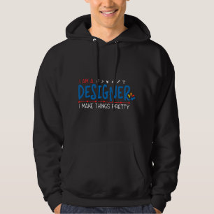 Grafisch vormgever Visueel Animator Grafisch Kunst Hoodie