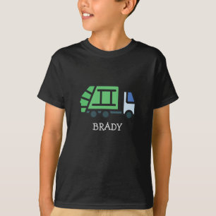 Grafisch Vuilnis/Recyclen Vrachtwagen met Kinder N T-shirt