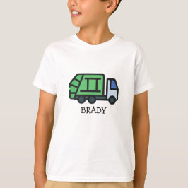 Grafisch Vuilnis/Recyclen Vrachtwagen met Kinder N T-shirt