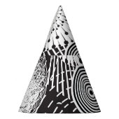 Grafische  Abstracte illustratieelementen Feesthoedjes (Links)