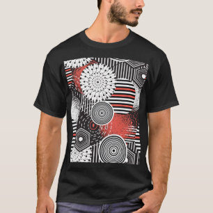 Grafische Abstracte illustratieelementen T-shirt