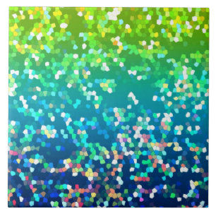 Grafische achtergrond van Tile Glitter Tegeltje