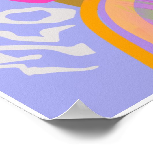 Grafische afdrukken van messing poster (Hoek)