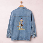 Grafische architectuur denim jacket (Hangar)
