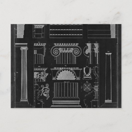 Grafische architectuur IV Briefkaart (Voorkant)