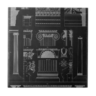 Grafische architectuur IV Tegeltje