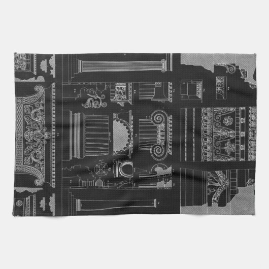 Grafische architectuur IV Theedoek (Horizontaal)