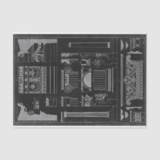 Grafische architectuur IV Tissuepapier (Voorkant)