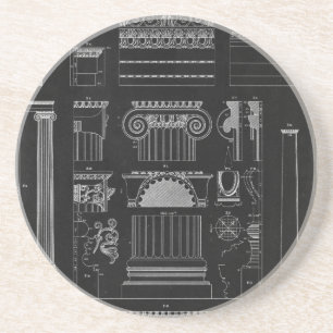 Grafische architectuur IV Zandsteen Onderzetter