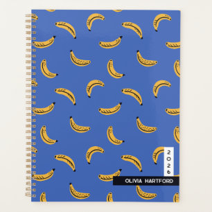 Grafische bananen - tropisch fruit gepersonaliseer planner
