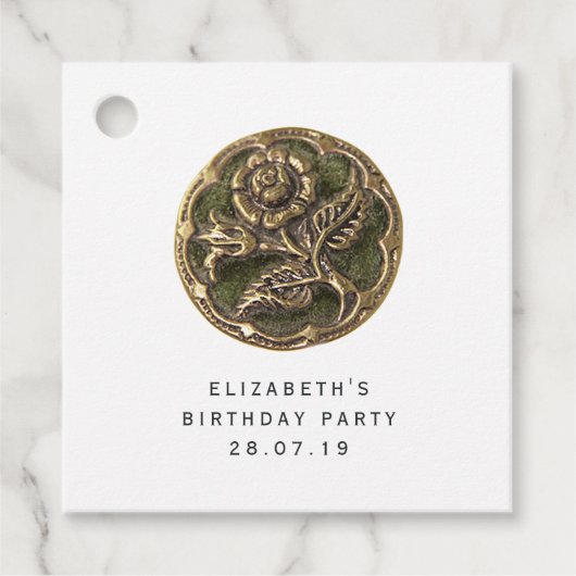  grafische Button Bedankjes Labels (Voorkant)