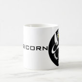 Grafische capricornageit, zwart-wit magische mok (Center)